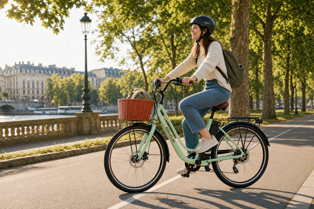 Bikfun Ruka Low Step-Through City Electric Bike