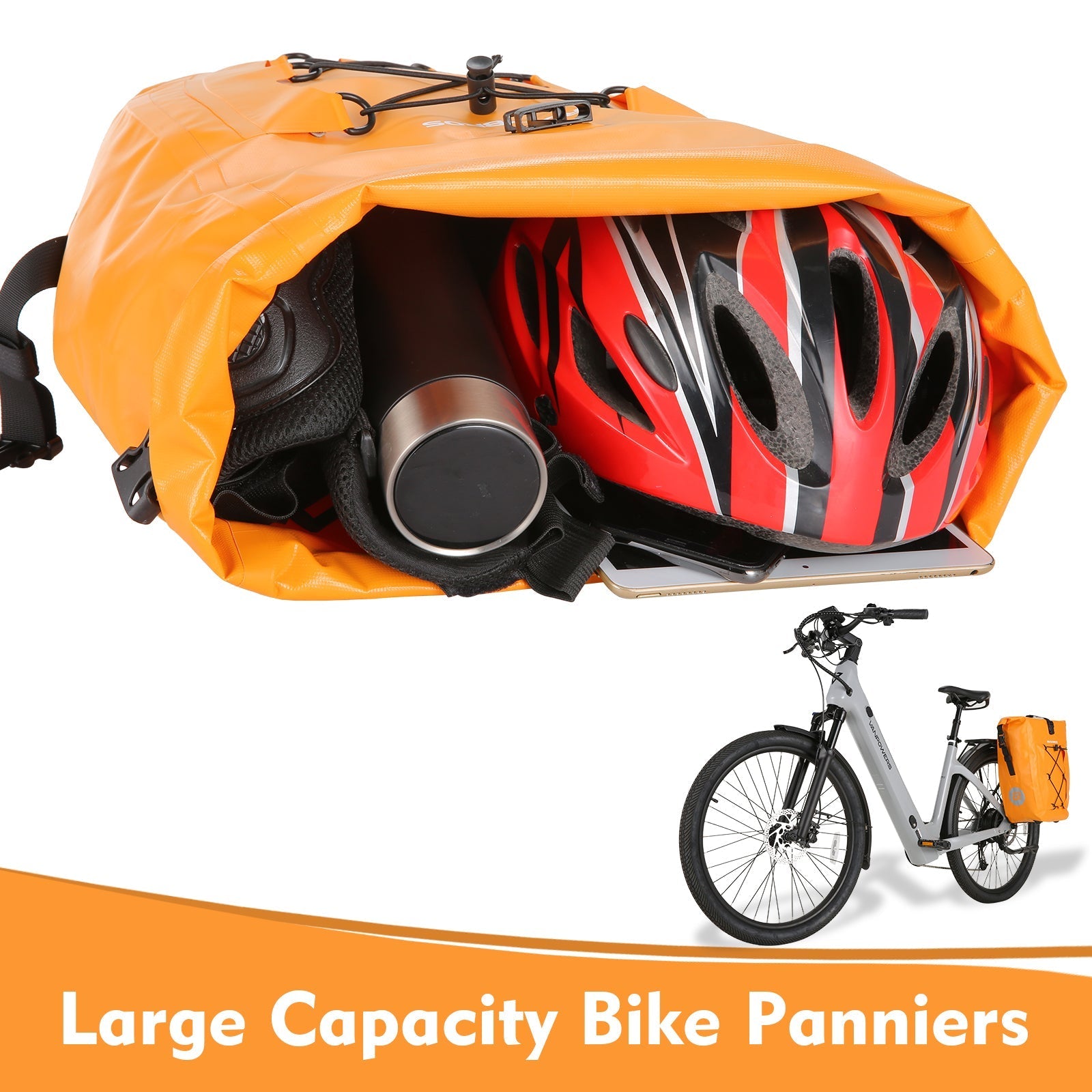Sacoche de porte-bagages arrière étanche